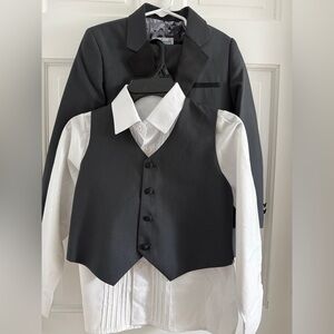 Little Tuxedo “Prodigy" Kids Dark Charcoal Tuxedo